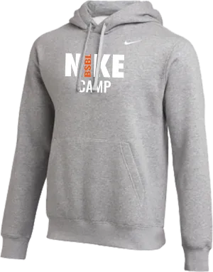 2025 Nike Baseball Camps Club Fleece Pullover Hoodie - Heather Grey