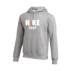 2025 Nike Basketball Camps Club Fleece Pullover Hoodie - Heather Grey