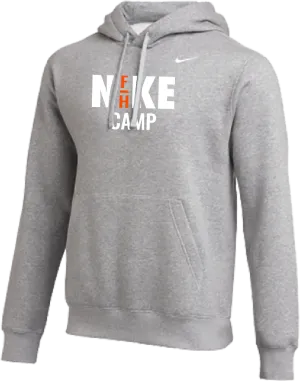 2025 Nike Field Hockey Camps Club Fleece Pullover Hoodie - Heather Grey