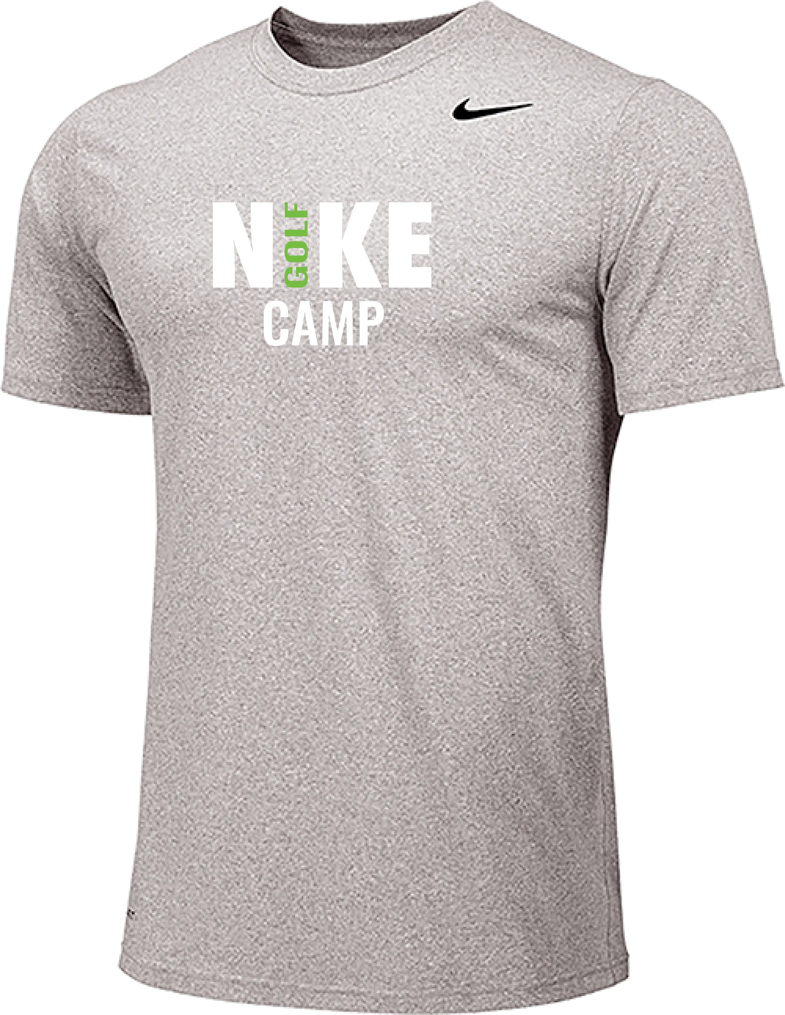 2025 Nike Golf Camps Short Sleeve Dri-Fit Tee - Carbon Heather