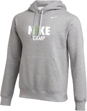 2025 Nike Soccer Camps Club Fleece Pullover Hoodie - Heather Grey
