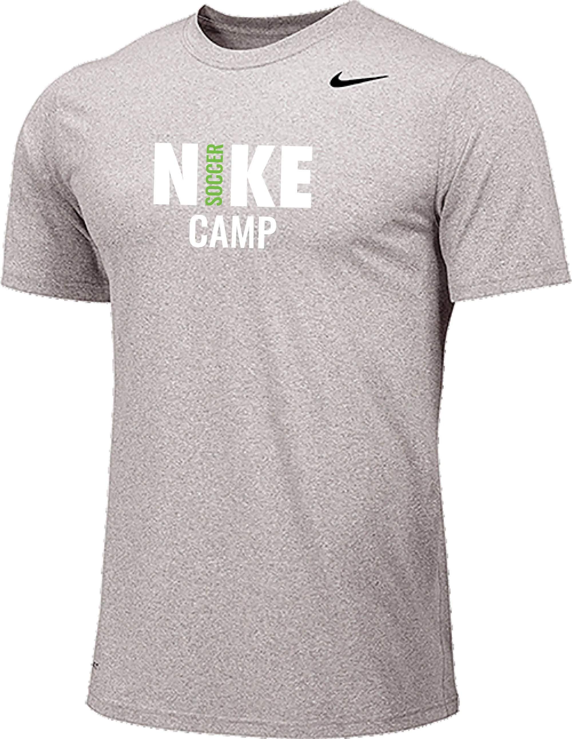 2025 Nike Soccer Camps Short Sleeve Dri-Fit Tee - Carbon Heather