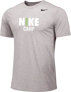 2025 Nike Soccer Camps Short Sleeve Dri-Fit Tee - Carbon Heather