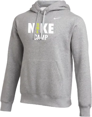2025 Nike Softball Camps Club Fleece Pullover Hoodie - Heather Grey