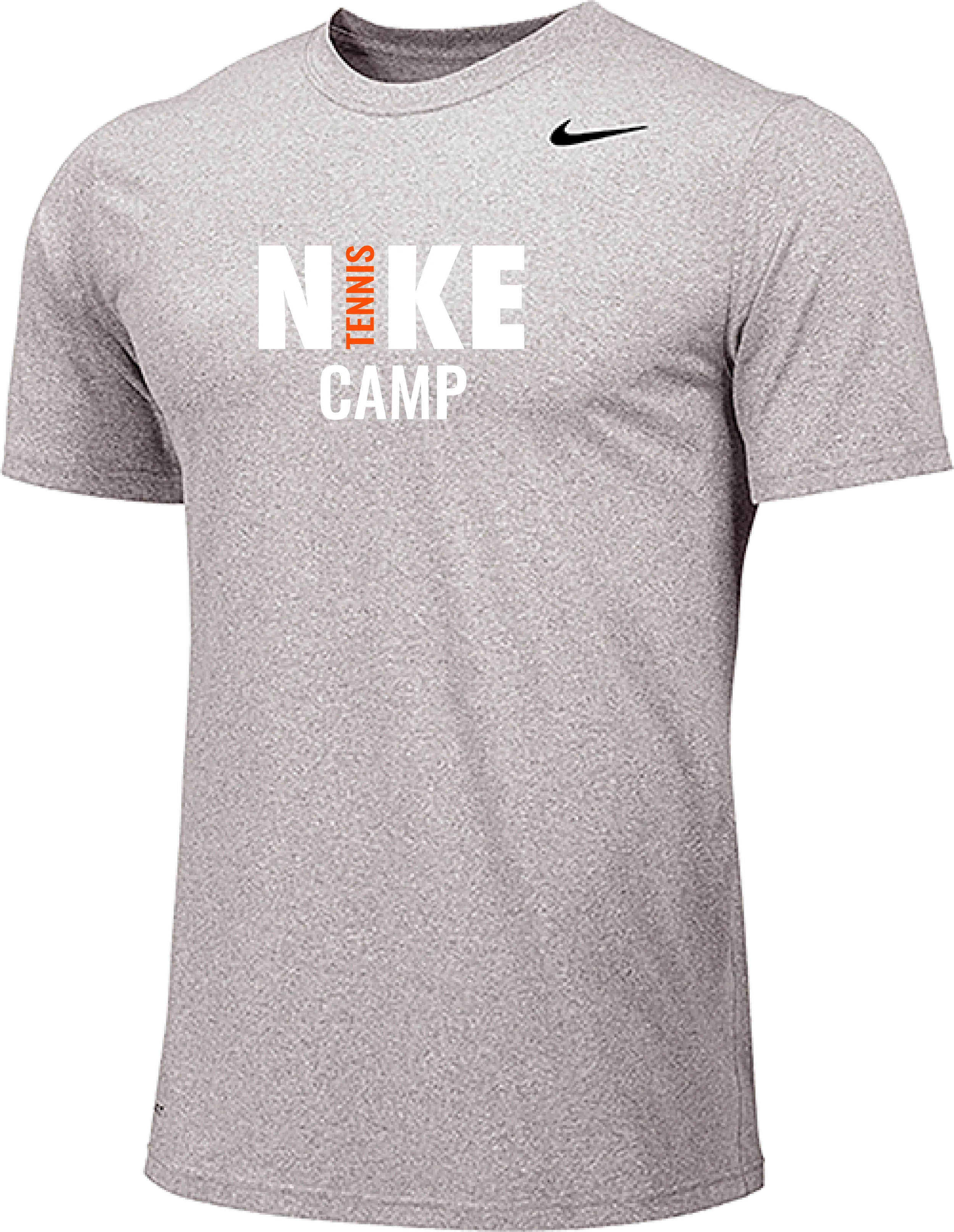 2025 Nike Tennis Camps Short Sleeve Dri-Fit Tee - Carbon Heather
