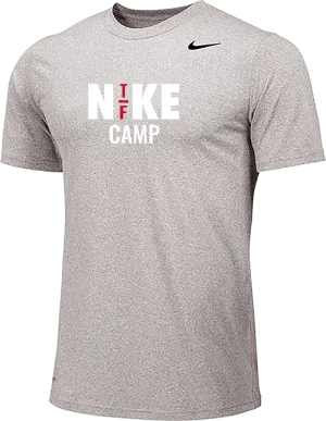 2025 Nike Track & Field Camps Short Sleeve Dri-Fit Tee - Carbon Heather