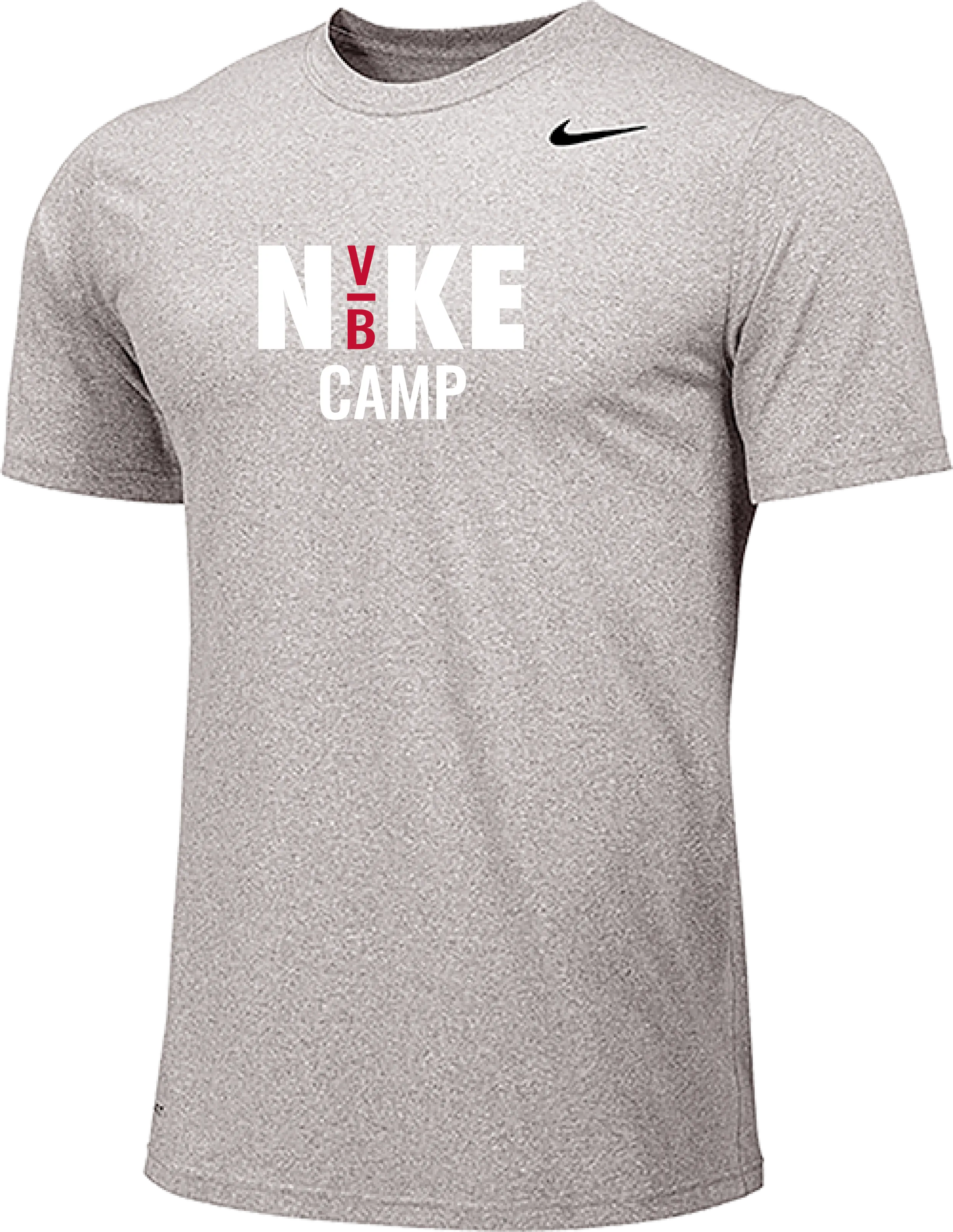 2025 Nike Volleyball Camps Short Sleeve Dri-Fit Tee - Carbon Heather