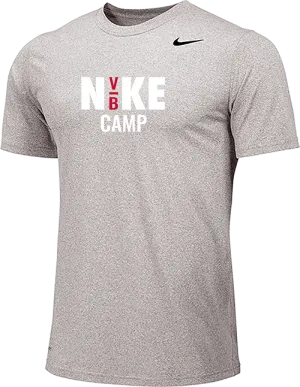2025 Nike Volleyball Camps Short Sleeve Dri-Fit Tee - Carbon Heather