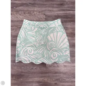 Athletic Skort By Vineyard Vines In Green & White, Size: 2