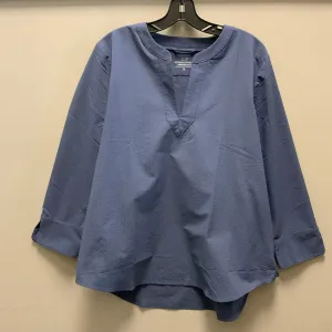 Athletic Top Long Sleeve Crewneck By Vineyard Vines In Blue, Size: Xl