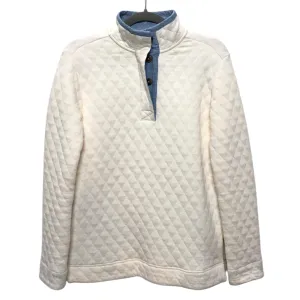 Athletic Top Ls Collar By Southern Tide In Ivory, Size:S