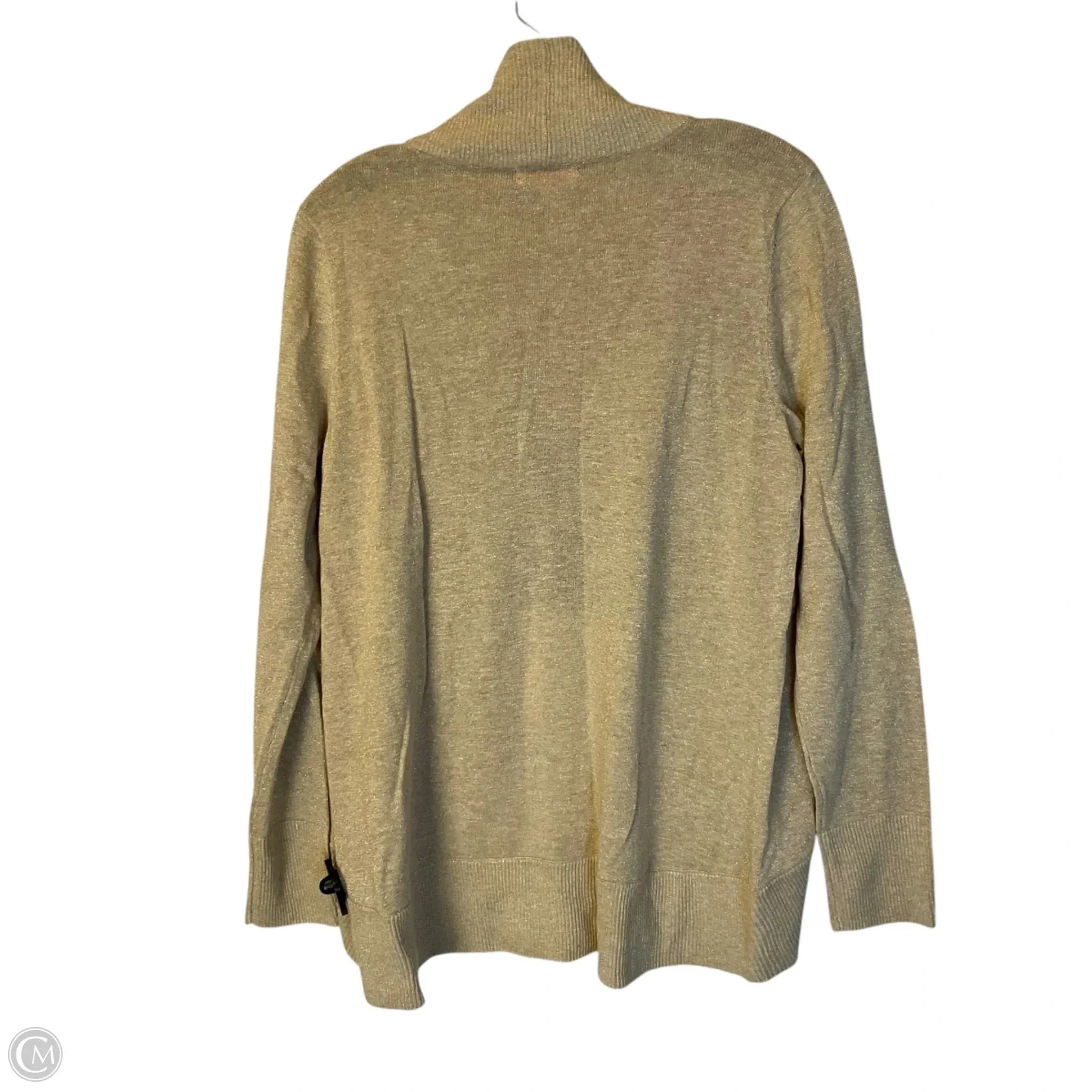 Cardigan Designer By Lilly Pulitzer In Gold, Size: M