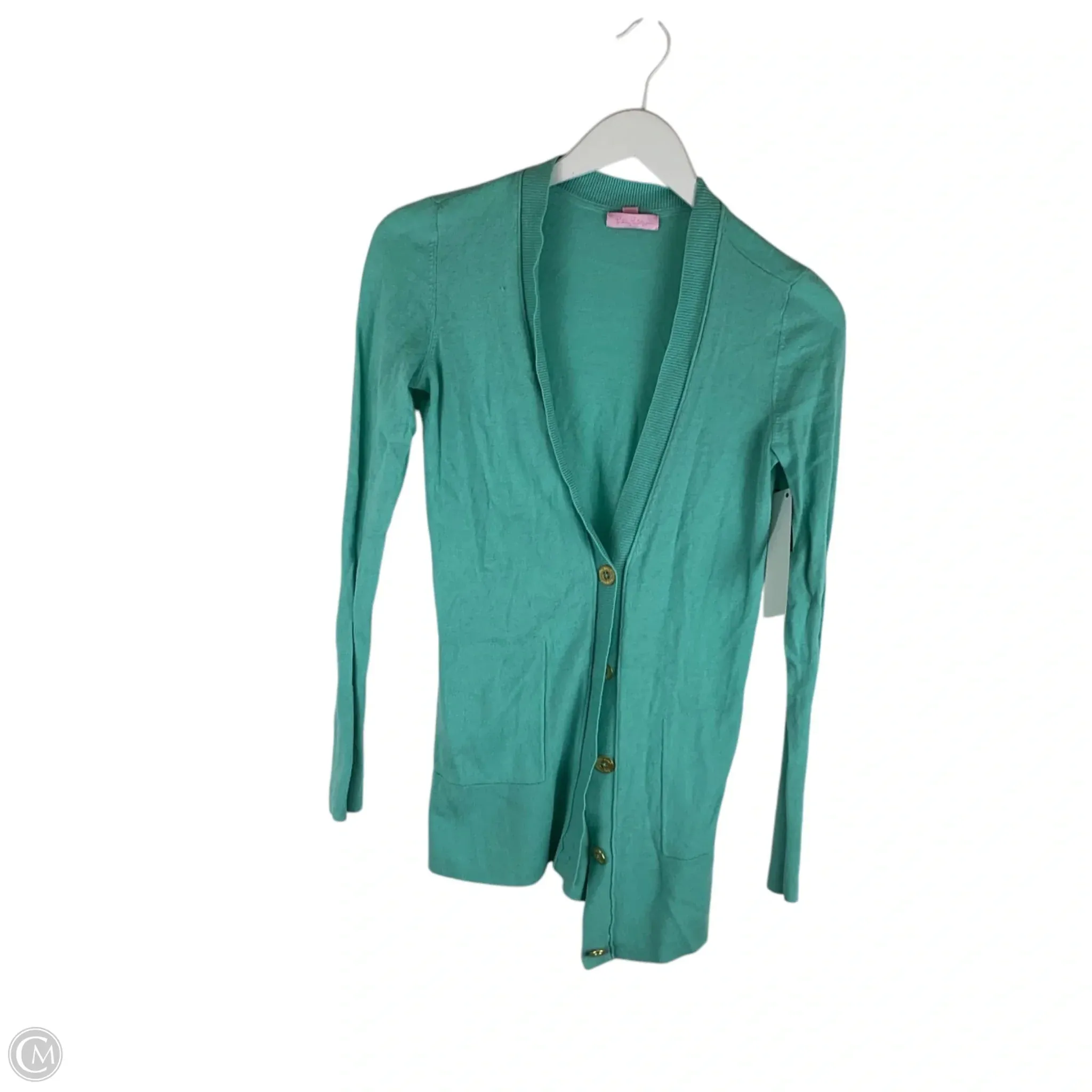 Cardigan Designer By Lilly Pulitzer In Green, Size: Xs
