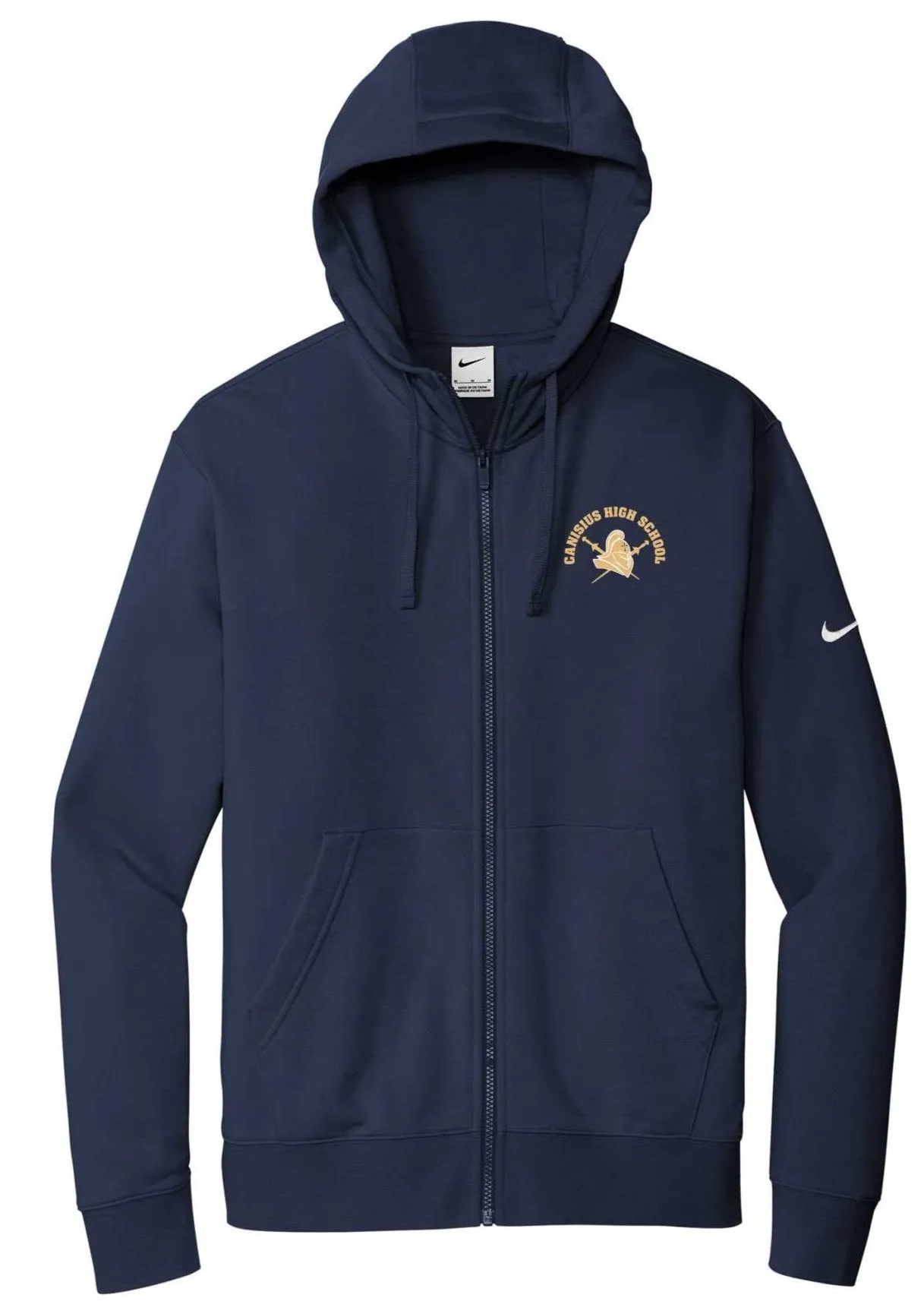 CHS Nike Club Fleece Sleeve Swoosh Full-Zip Hoodie