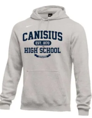 CHS Nike Est. 1870 Gray Performance Hood