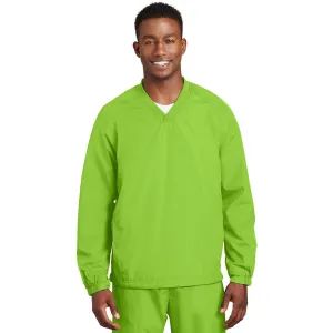 CLOSEOUT - Sport-Tek V-Neck Raglan Wind Shirt