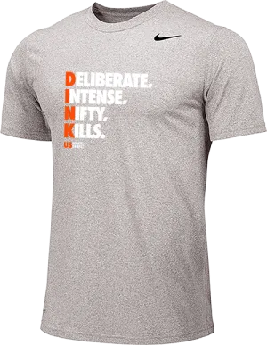 DINK Pickleball Short Sleeve Dri-Fit Tee - Carbon Heather