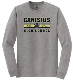 Gildan Long Sleeve Cotton Tee - Grey