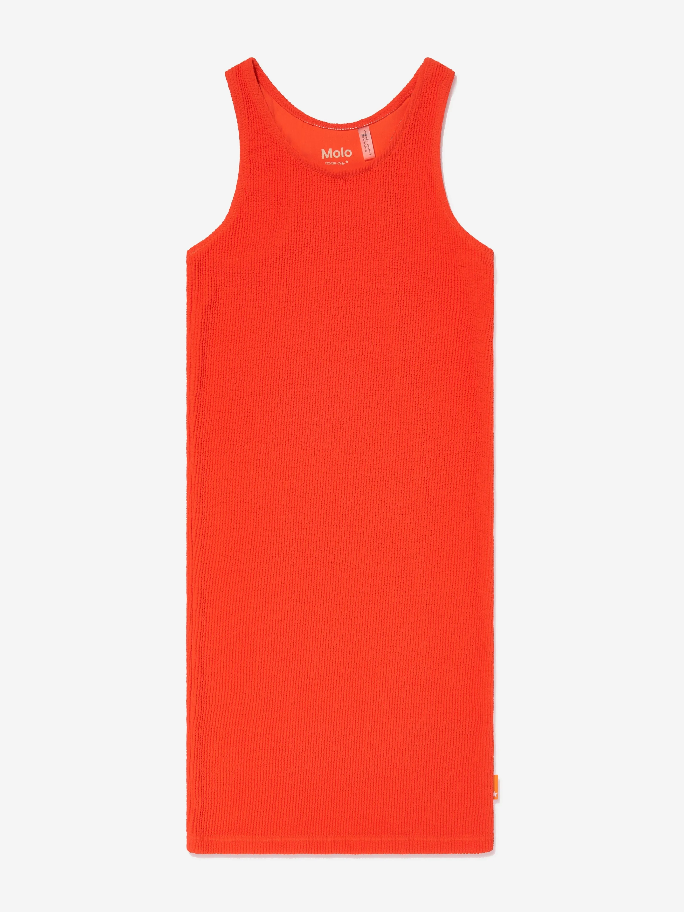 Girls Cailey Sleeveless Maxi Dress in Red
