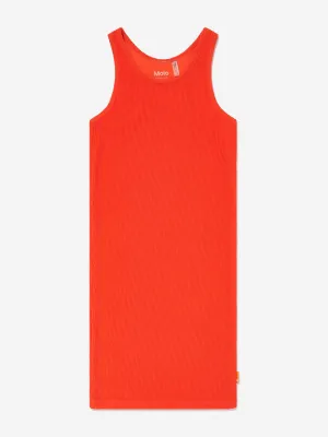 Girls Cailey Sleeveless Maxi Dress in Red