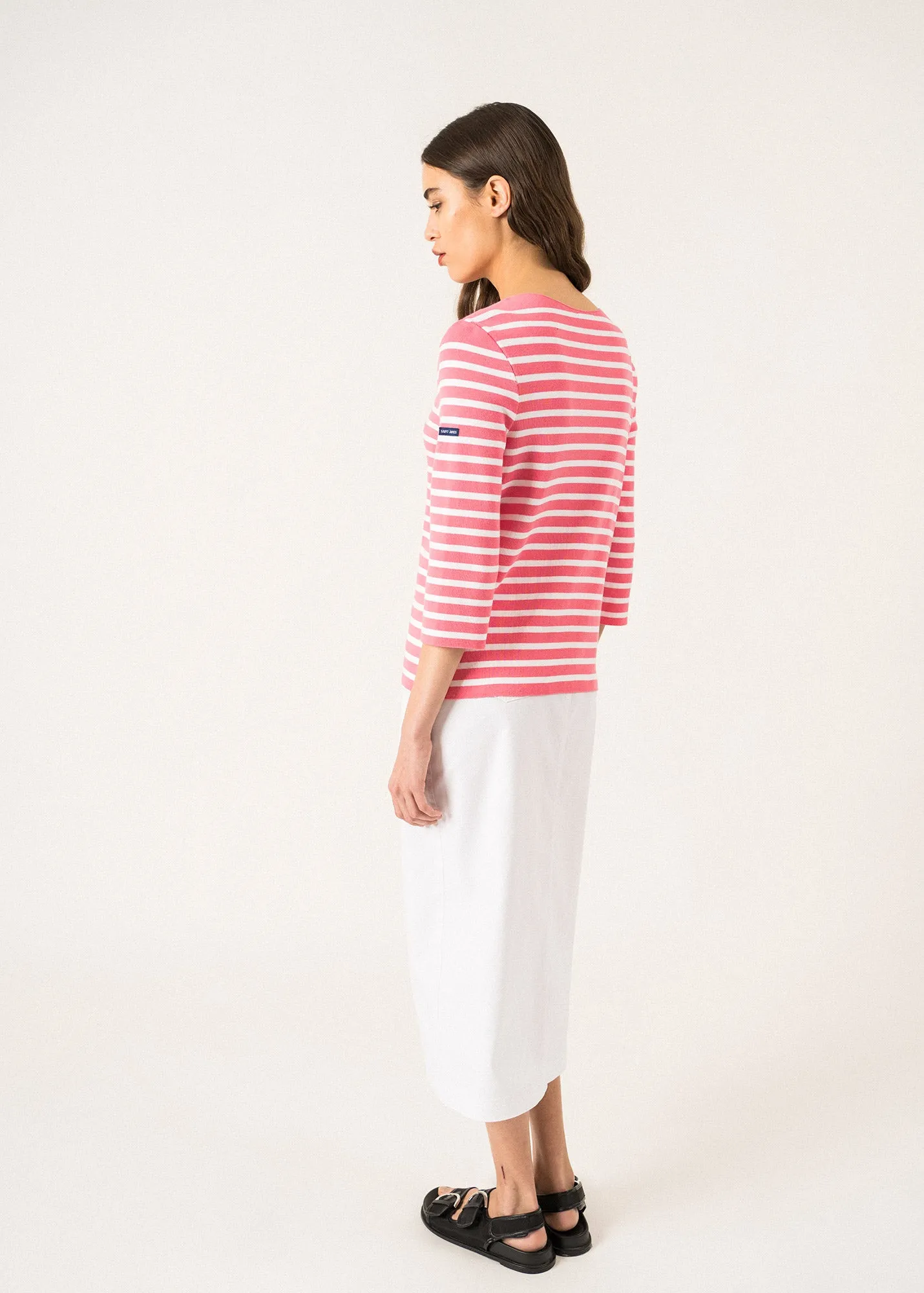 Marinire en coton Voissey - SAINT JAMES x Lilly Pulitzer (NEON/BLANC)