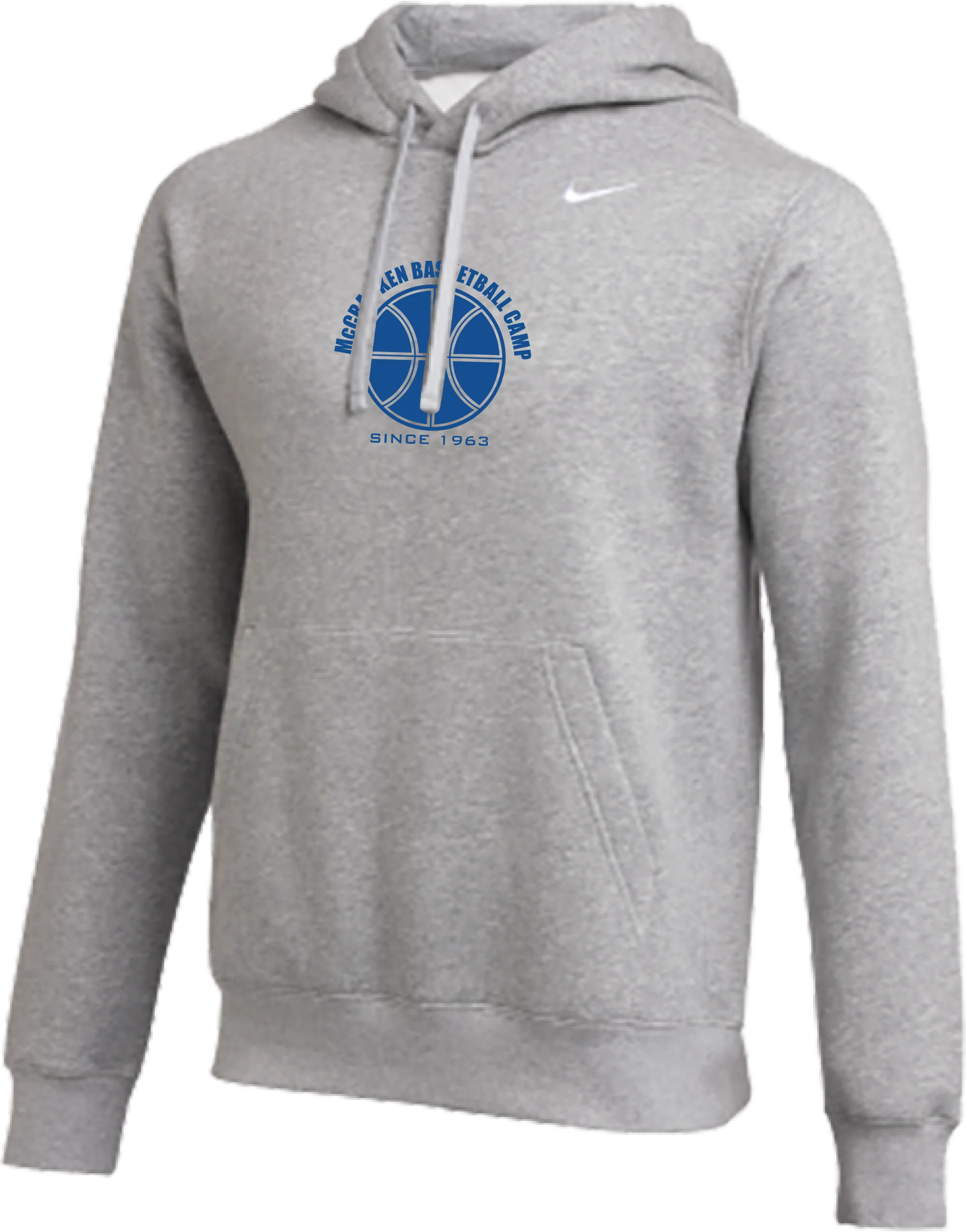 McCracken Basketball Camp Club Fleece Pullover Hoodie - Heather Grey