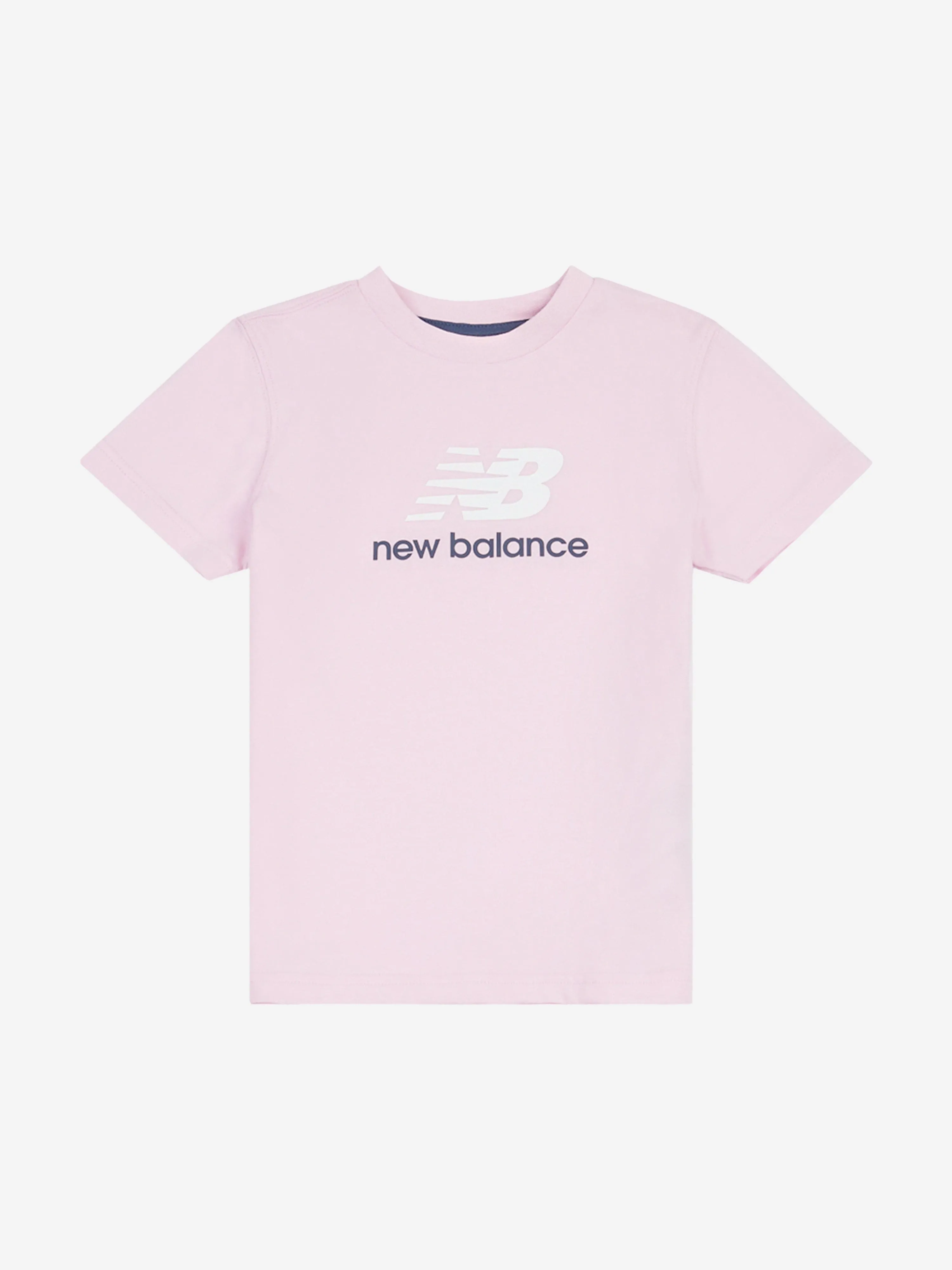 New Balance Girls T-Shirt and French Terry Shorts Set in Pink