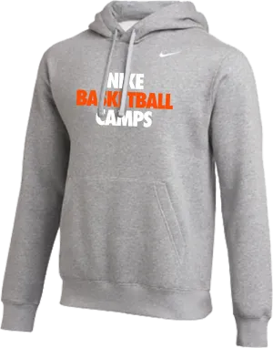 Nike Basketball Camps Club Fleece Pullover Hoodie - Heather Grey