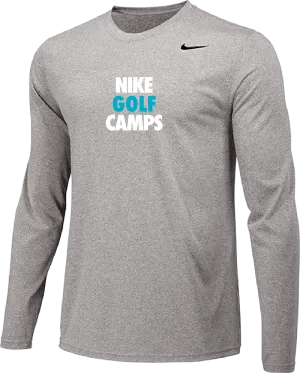 Nike Golf Camps Long Sleeve Dri-Fit Tee - Carbon Heather
