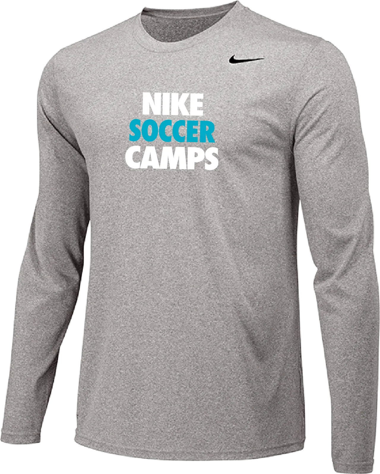 Nike Soccer Camps Long Sleeve Dri-Fit Tee - Carbon Heather