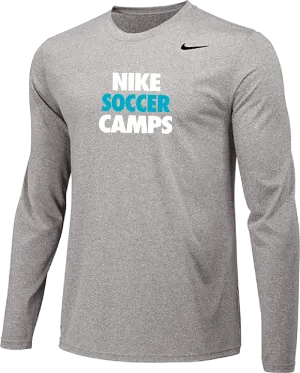 Nike Soccer Camps Long Sleeve Dri-Fit Tee - Carbon Heather