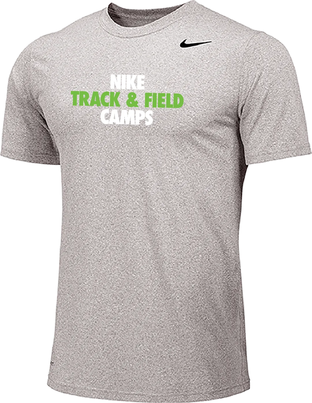 Nike Track & Field Camps Short Sleeve Dri-Fit Tee - Carbon Heather