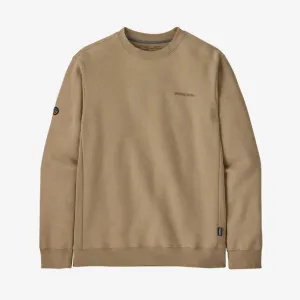 Patagonia Fitz Roy Icon Uprisal Crew Sweatshirt - Classic Tan