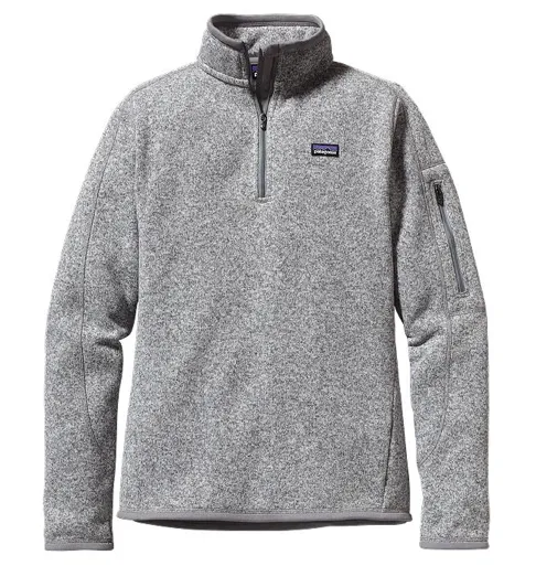 Patagonia Women's Better Sweater 1/4-Zip - Birch White