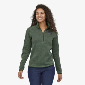 Patagonia Women's Better Sweater 1/4-Zip Fleece - Hemlock Green