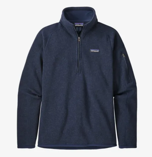 Patagonia Women's Better Sweater 1/4-Zip Fleece - New Navy