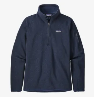 Patagonia Women's Better Sweater 1/4-Zip Fleece - New Navy