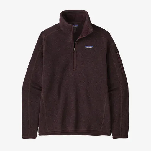 Patagonia Women's Better Sweater 1/4-Zip Fleece - Obsidian Plum