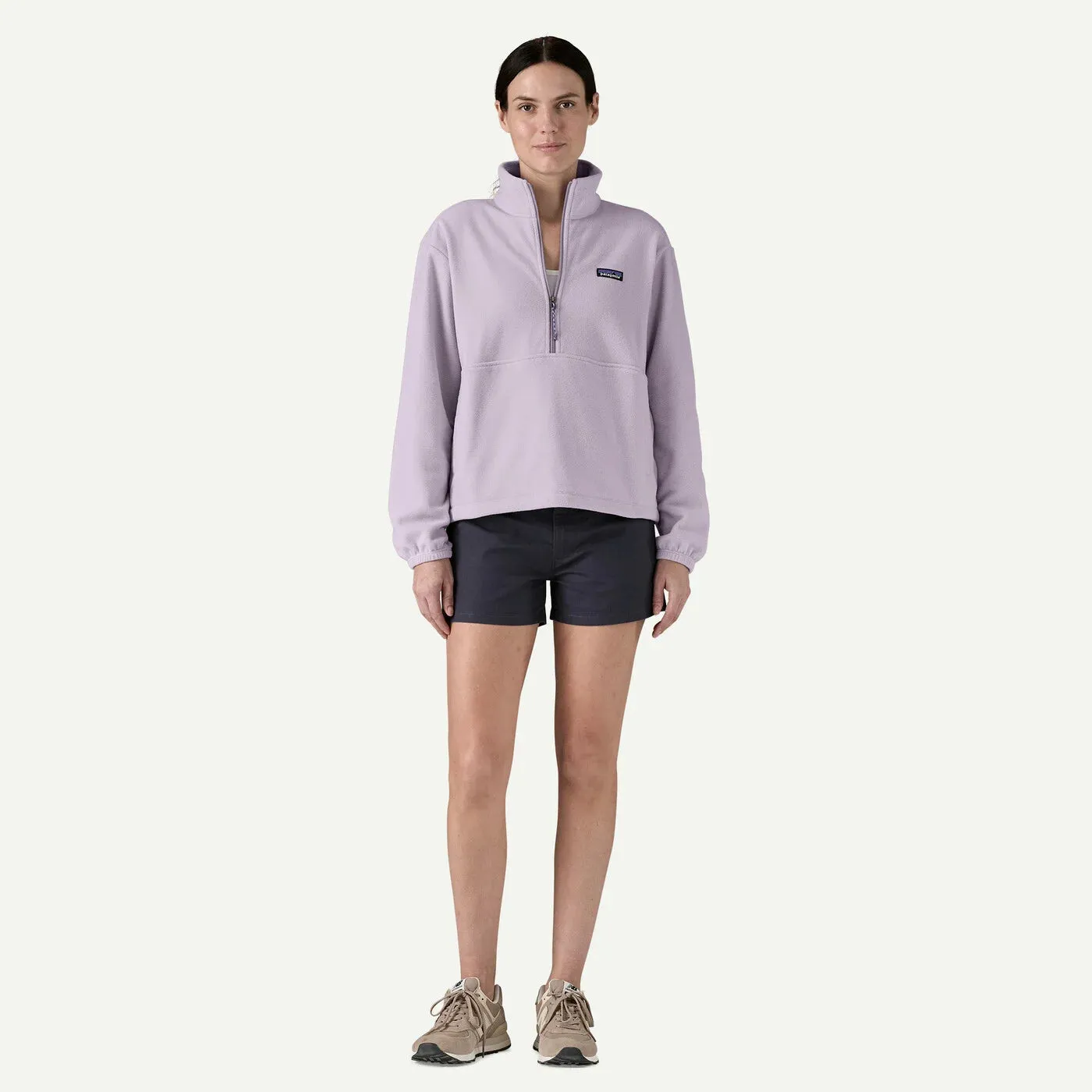 Patagonia Women's Micro D 1/2 Zip Fleece Pullover - Foxglove Purple (FGLP)