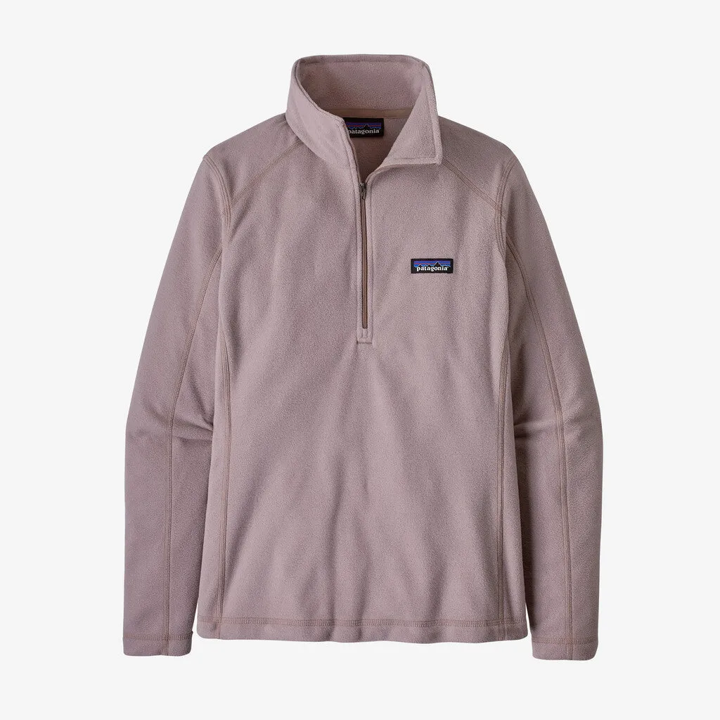 Patagonia Women's Micro D 1/4-Zip Fleece - Stingray Mauve