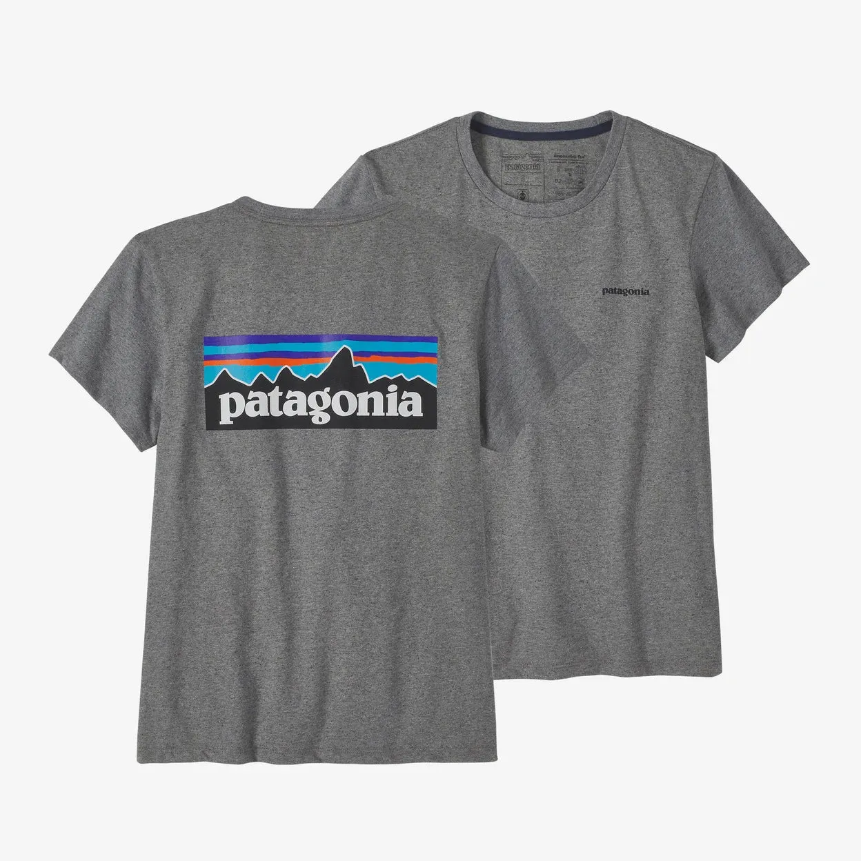 Patagonia Women's P-6 Logo Responsibili-Tee - Gravel Heather