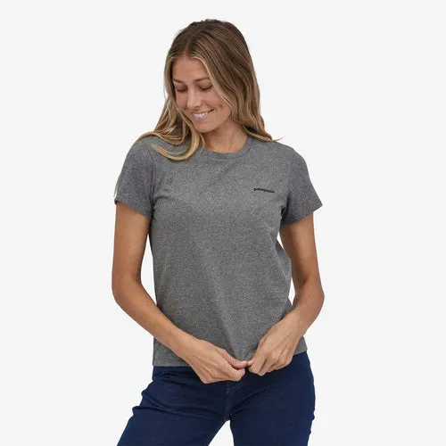 Patagonia Women's P-6 Logo Responsibili-Tee - Gravel Heather