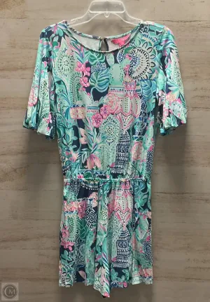 Romper By Lilly Pulitzer In Blue & Pink, Size: S