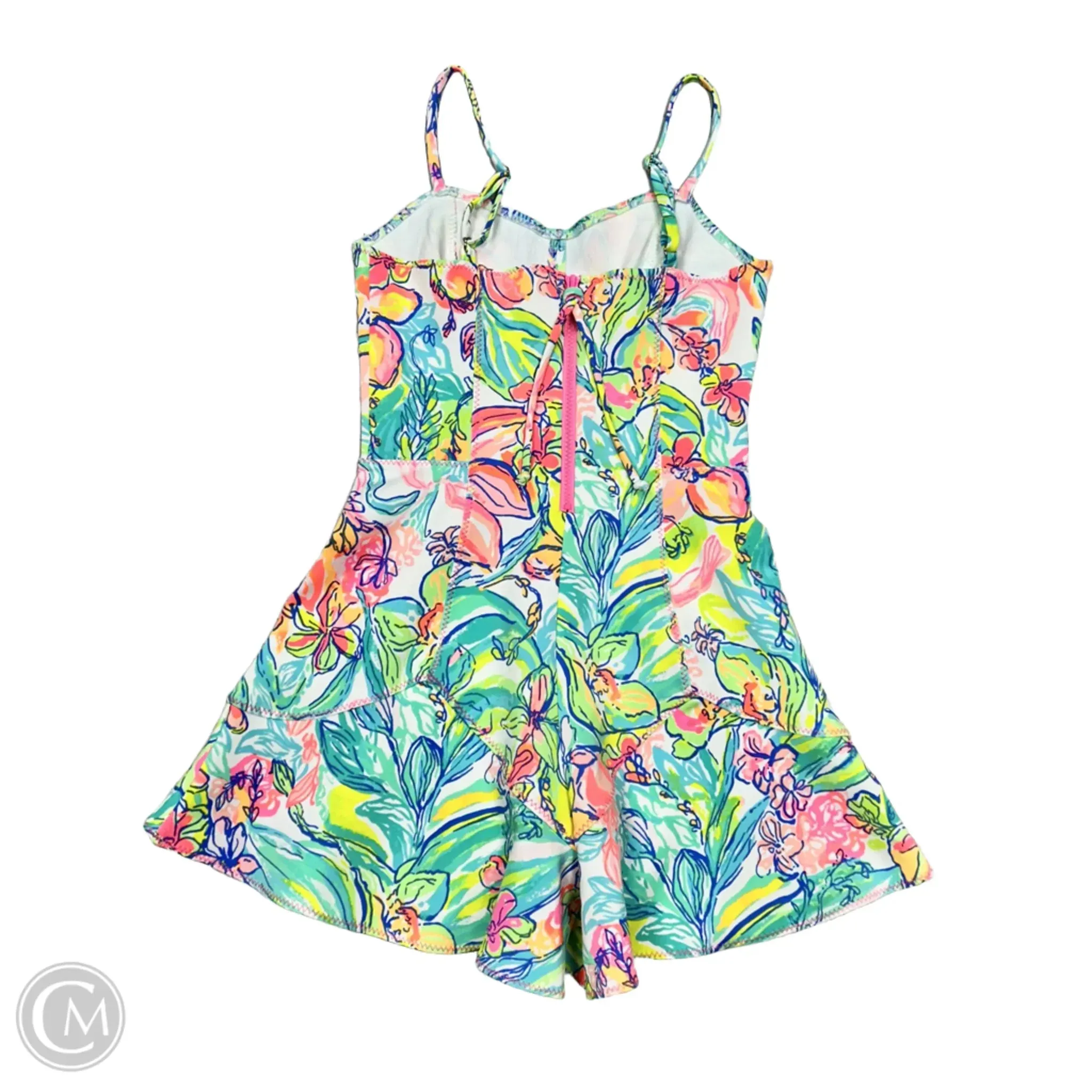 Romper Designer By Lilly Pulitzer In Floral Print, Size: Xxs