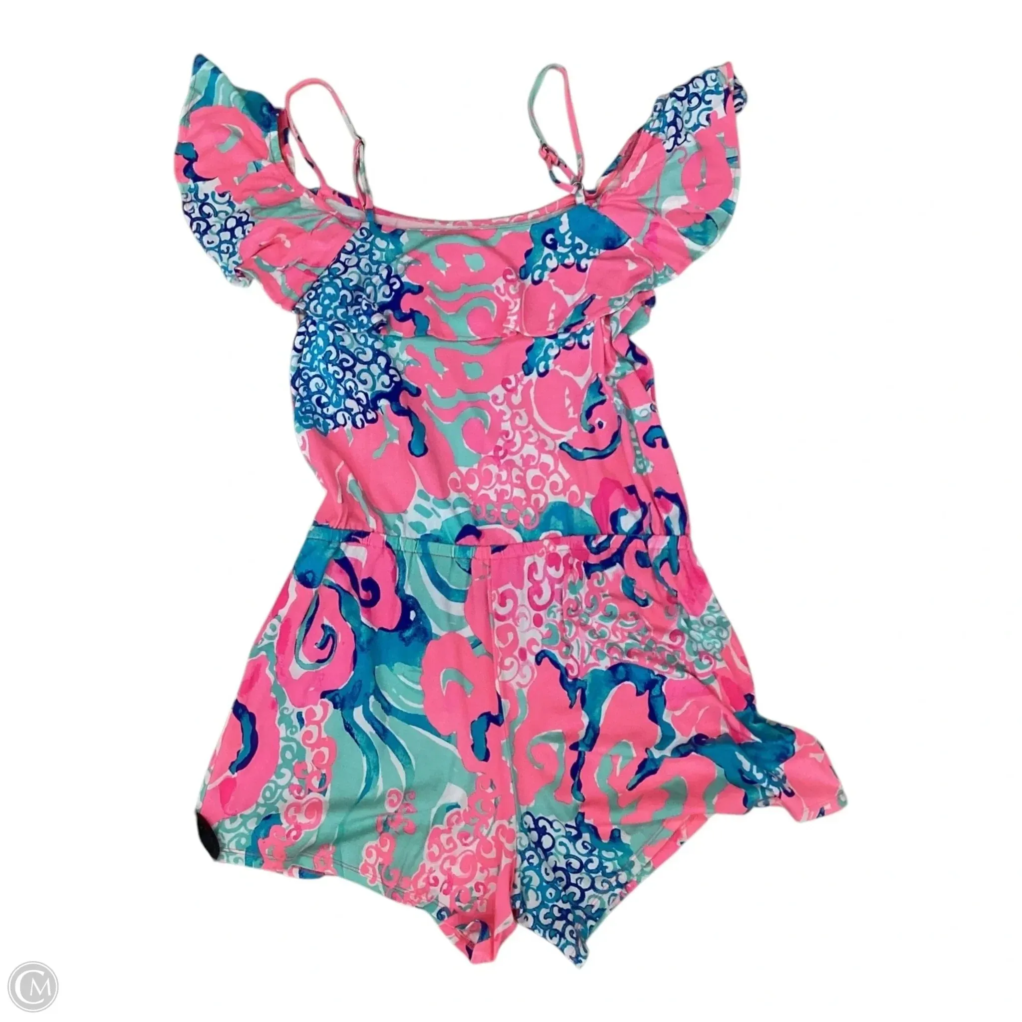 Romper Designer By Lilly Pulitzer In Multi-colored, Size: S