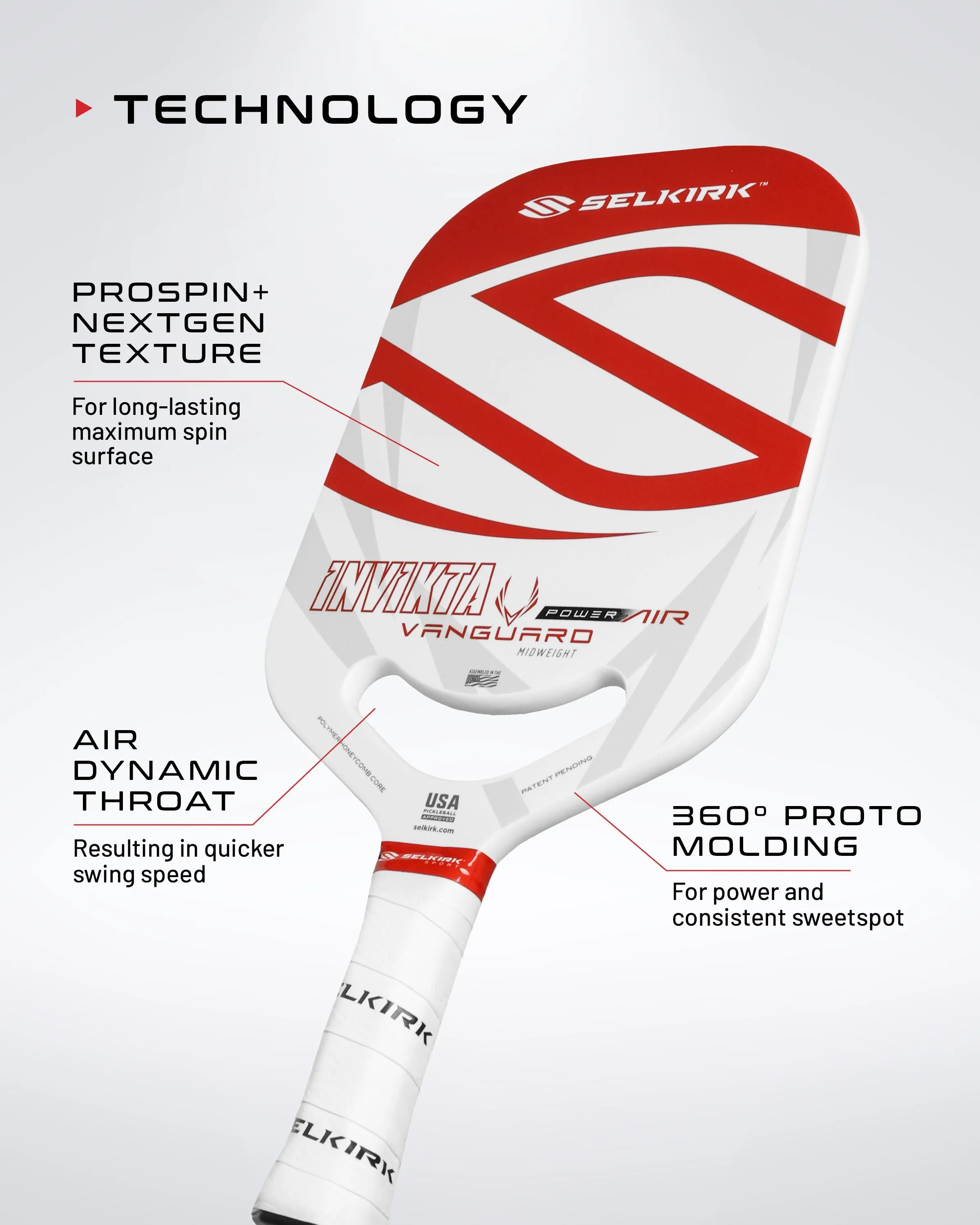 Selkirk Vanguard Power Air - Epic - Pickleball Paddle