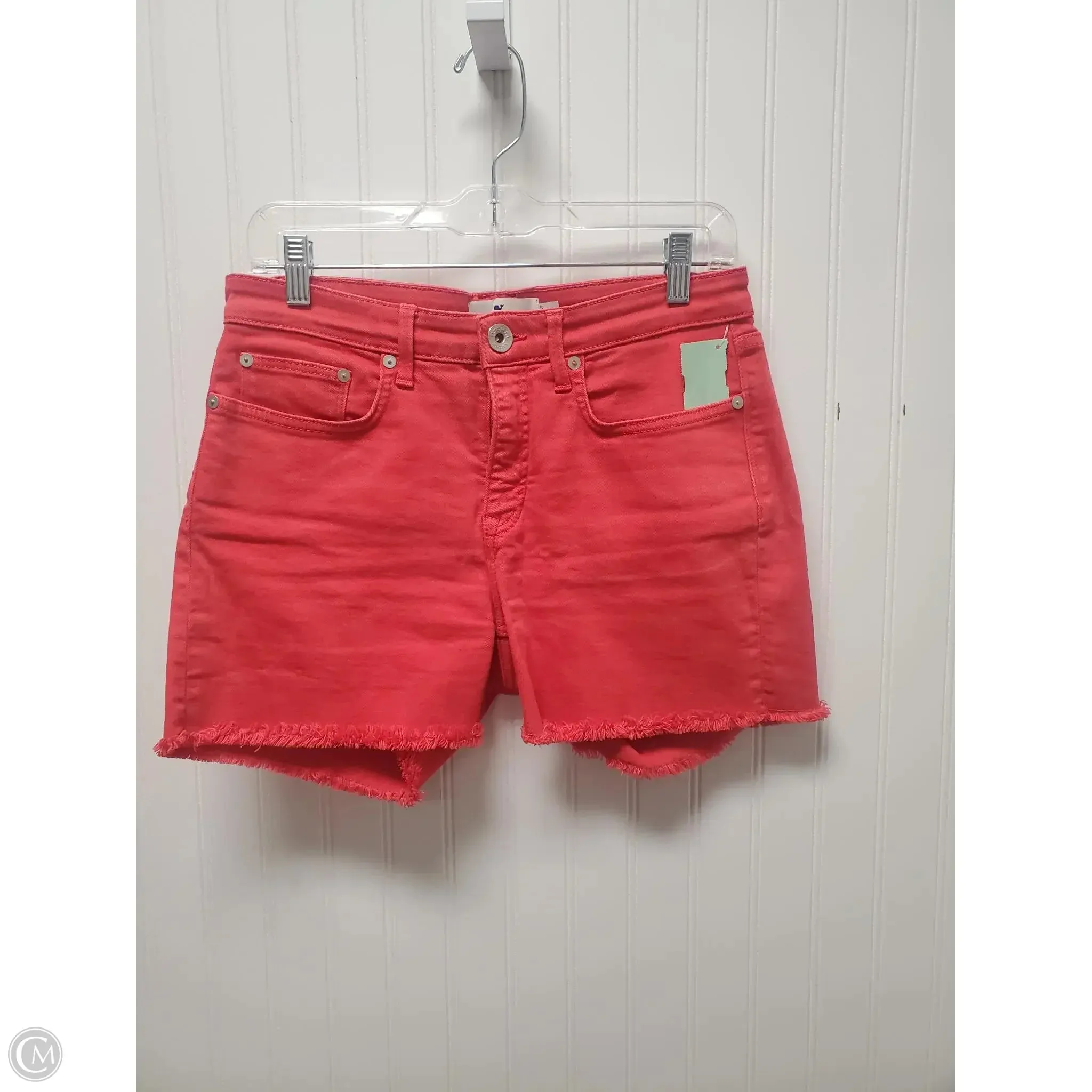Shorts By Vineyard Vines In Red Denim, Size: 4