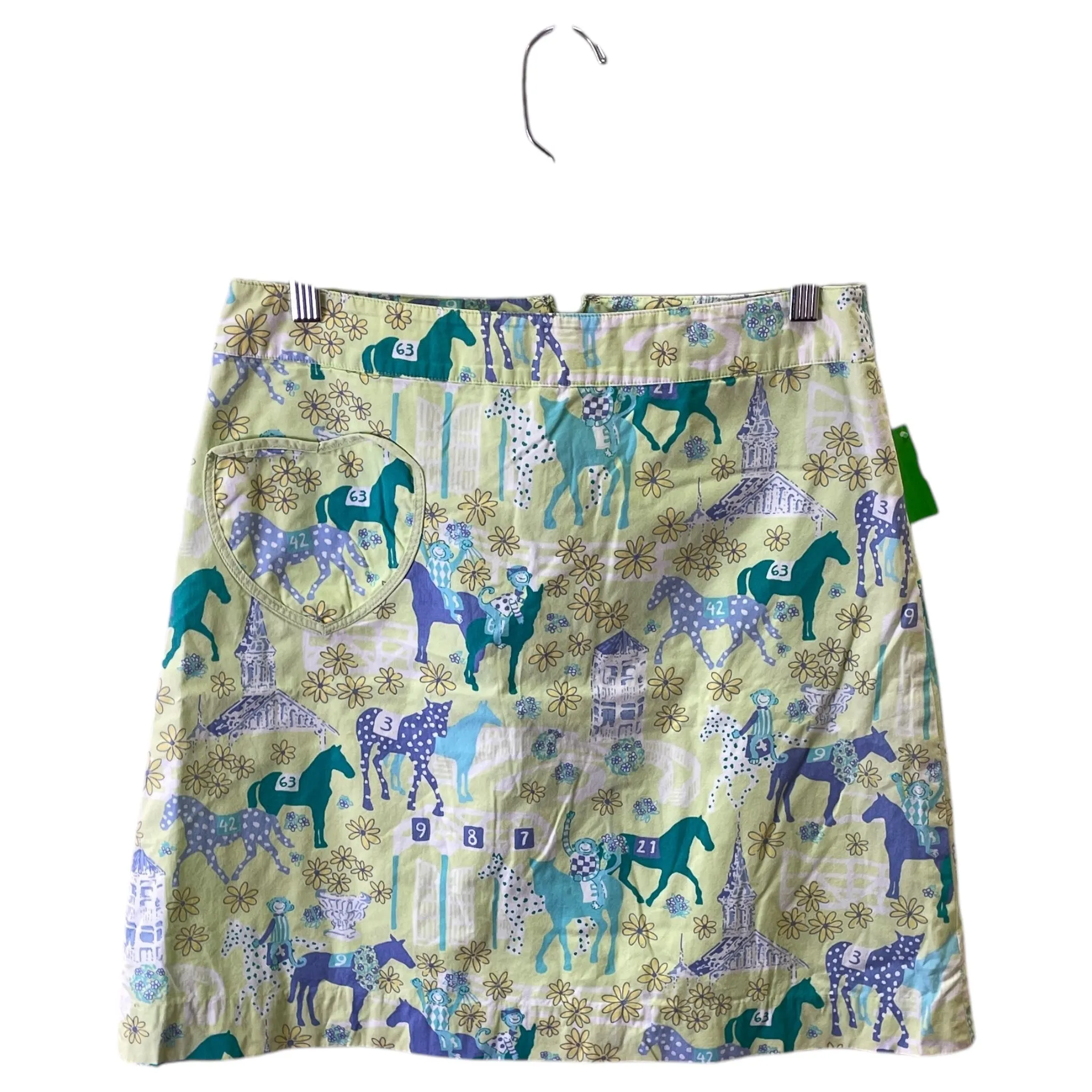 Skirt Designer By Lilly Pulitzer In Blue & Green, Size:4