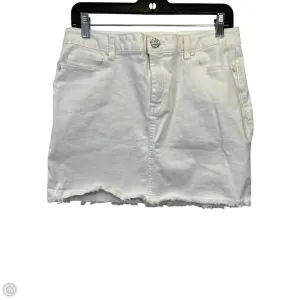 Skirt Midi By Lilly Pulitzer In White Denim, Size: 6