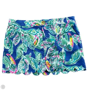 Skort Designer By Lilly Pulitzer In Blue & Green, Size: 12